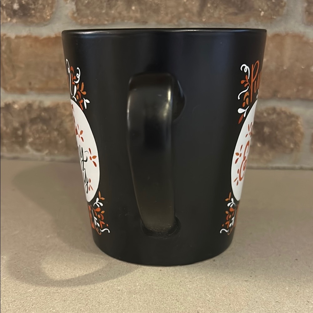 Black and Orange Halloween Fall Autumn Pumpkin Spice Mug - Picture 5 of 9